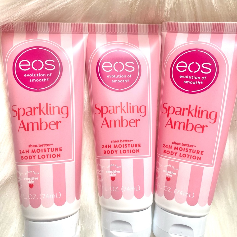 eos Sparkling Amber travel size bundle